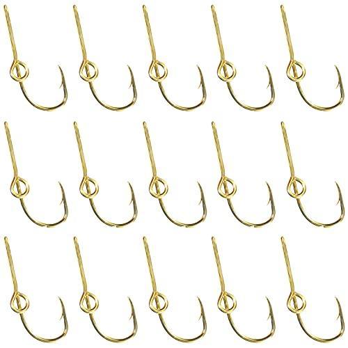 15 PCS Gold Hat Clip Hats Pins Fish Hook Hook Custom Hook Set High