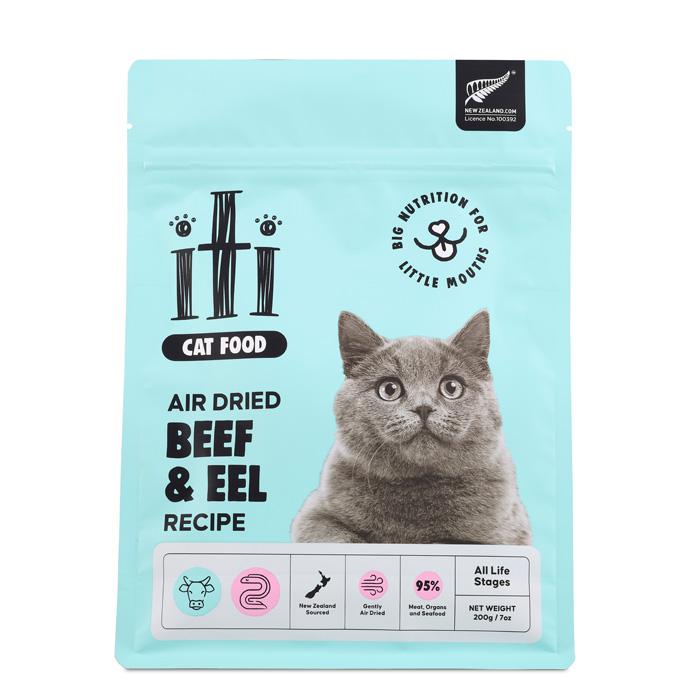 １０袋セット！iti キャットフード 200g iti イティキャット ビーフ＆イール（ウナギ） 200g : マペット