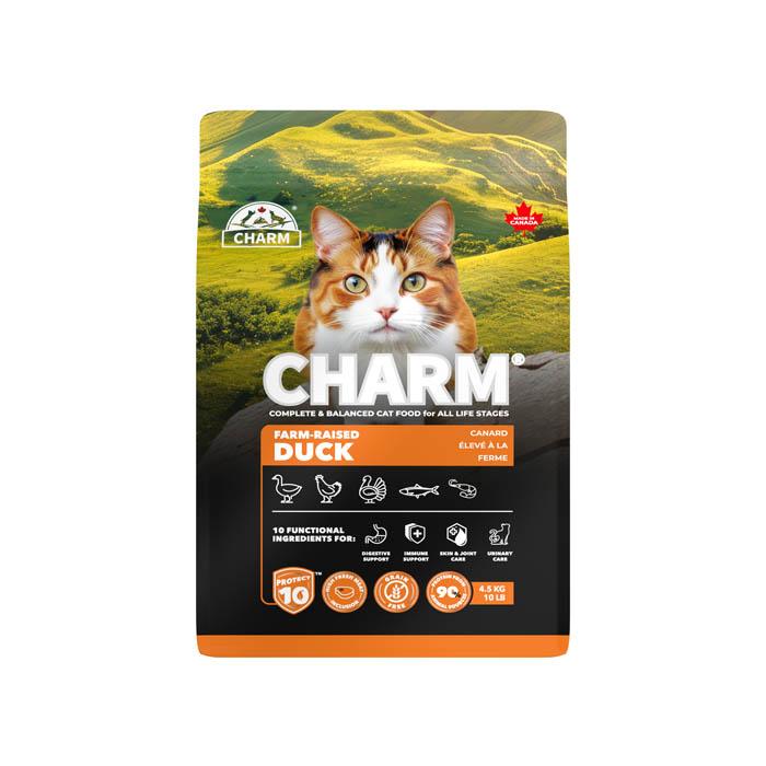【選べるおまけ付】チャーム（CHARM） 猫用 ファームレイズド ダック キャット 4.5kg 【着後レビューで100円クーポンGET！】 【tt】 | 