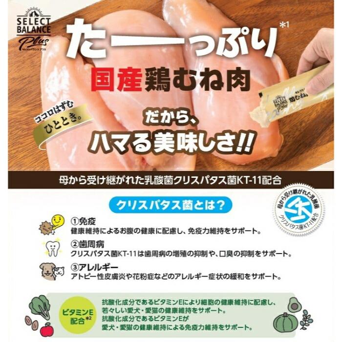 セレクトバランス Plas 鶏むね肉ペースト アダルト 1才以上の成犬用
