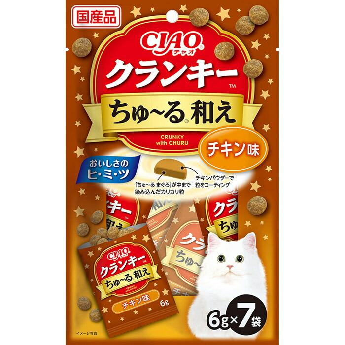CIAO クランキー ちゅ〜る和え チキン味 6g×7袋 : マペット - 通販