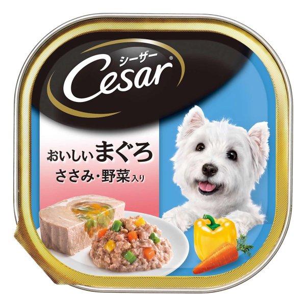 シーザー トレイ まぐろささみ野菜100ｇ | 