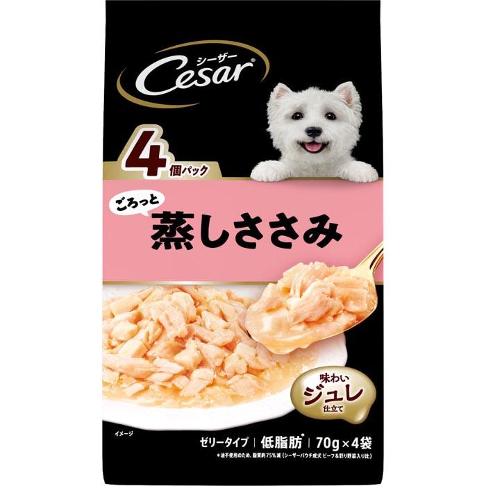 シーザー ごろっと蒸しささみ 70g×4袋 | 