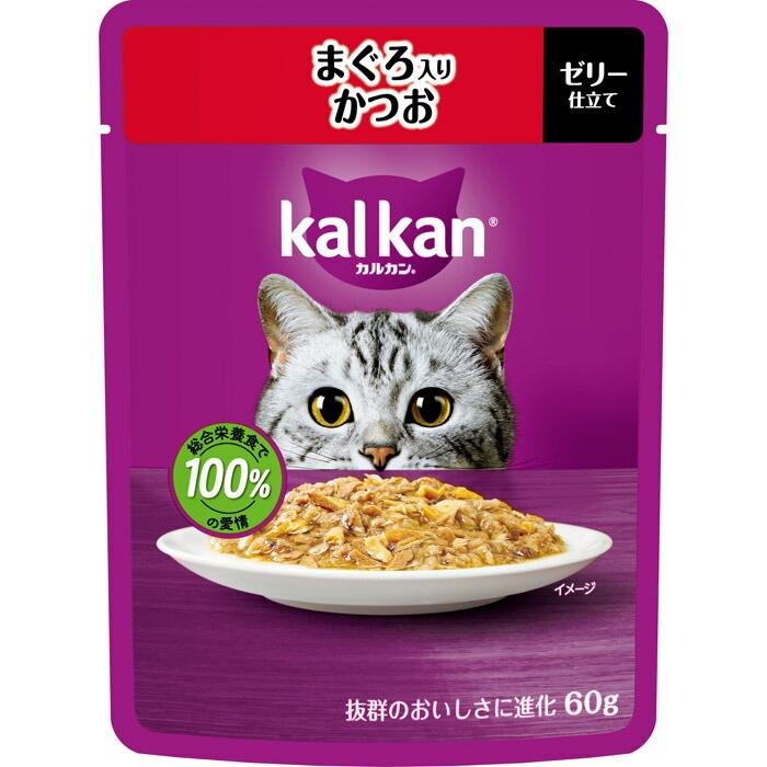 カルカン パウチ 2種のセレクション まぐろ入りかつお かにかま入りまぐろ 60g×8袋パック |  | 01