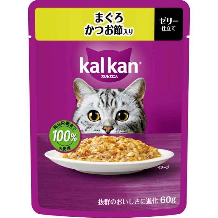 カルカン パウチ 2種のセレクション まぐろかつお節入り まぐろさけ入り 60g×8袋パック |  | 01