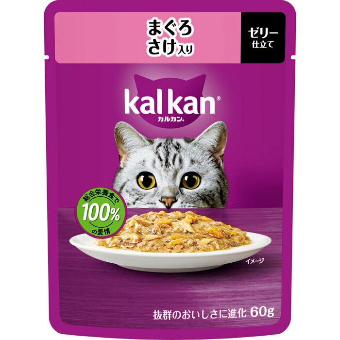 カルカン パウチ 2種のセレクション まぐろかつお節入り まぐろさけ入り 60g×8袋パック |  | 02
