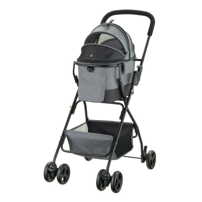 【週末値下げ】Richellリッチェル ペットカート ミニモ リッチェル（Richell） ペットカート ミニモ グレー : マペット - 通販