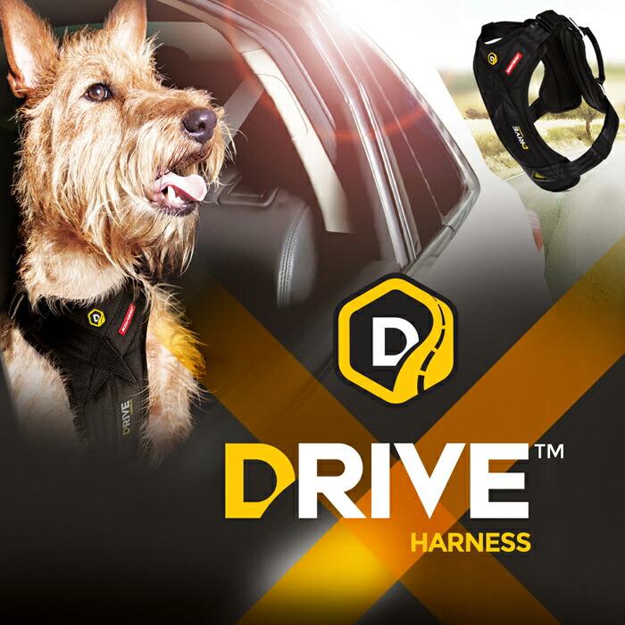 EZYDOG（イージードッグ） ドライブハーネス ブラック 小型犬〜中型犬
