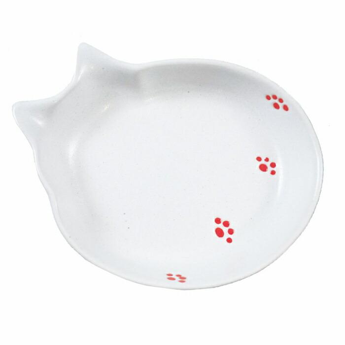 猫用食器 足跡デザイン 陶器製 猫用 食器 猫の耳 足跡柄 : マペット - 通販 - Yahoo!ショッピング
