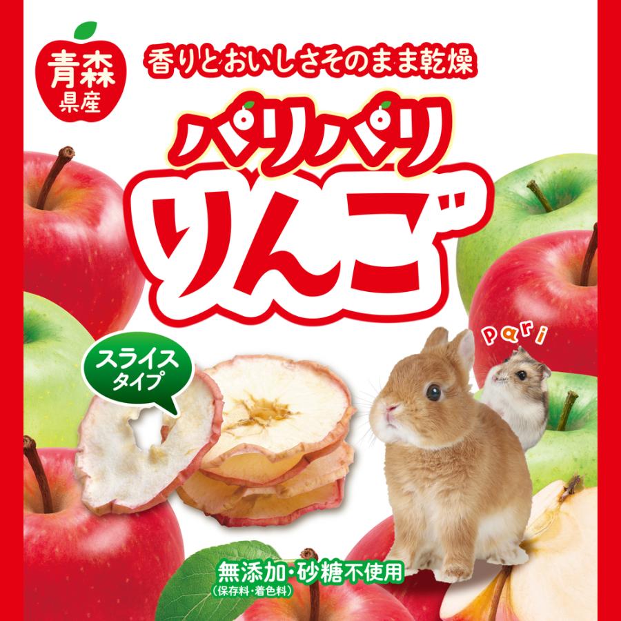 GEX パリパリりんご 10g ジェックス 小動物用 おやつ うさぎ