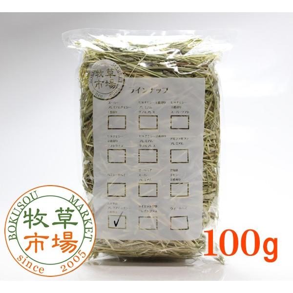 牧草市場　カナダ産プレミアムチモシー1番刈り牧草★お試しサイズ100g（うさぎ・モルモットなどの牧草） | 