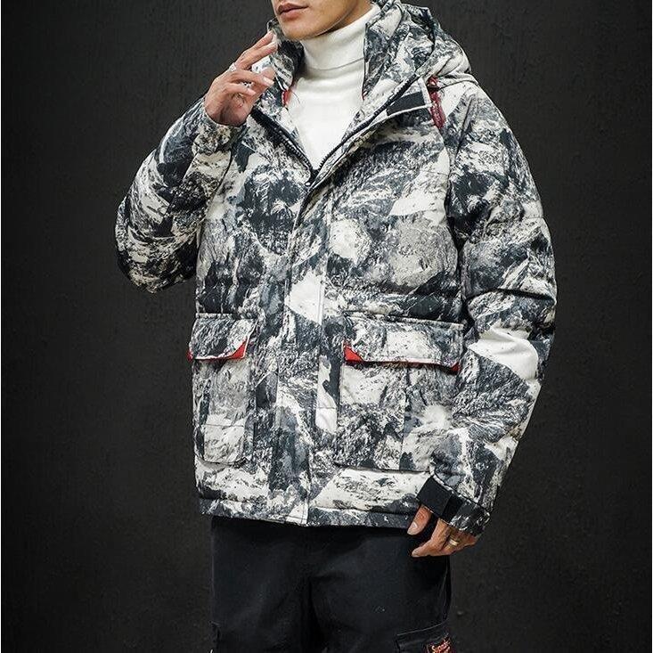 価格は安く 迷彩コート 秋冬 メンズコート 防寒着 大きいサイズ ダウンジャケット 保温 防風 ダウンコート フード付き お兄系 ビジネスコート おしゃれ カジュアル ダウンコート サイズ 2xl Ciudadanoscampana Ar