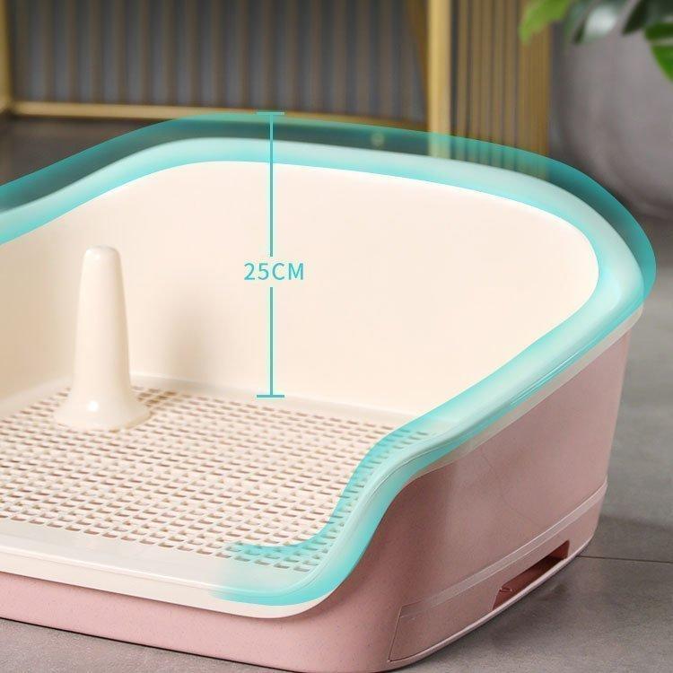 気質アップ トイレ用品 ペットシーツ おむつ 犬用トイレトレーペットトイレ飛散ガード壁付きいたずら防止 犬用トイレトレー ペットトイレ 飛散ガード 壁付き いたずら防止 小型犬 中型犬 犬 トイレ おしゃれ ペット スノコ付き しつけ トレーニング トイ Pappira Com