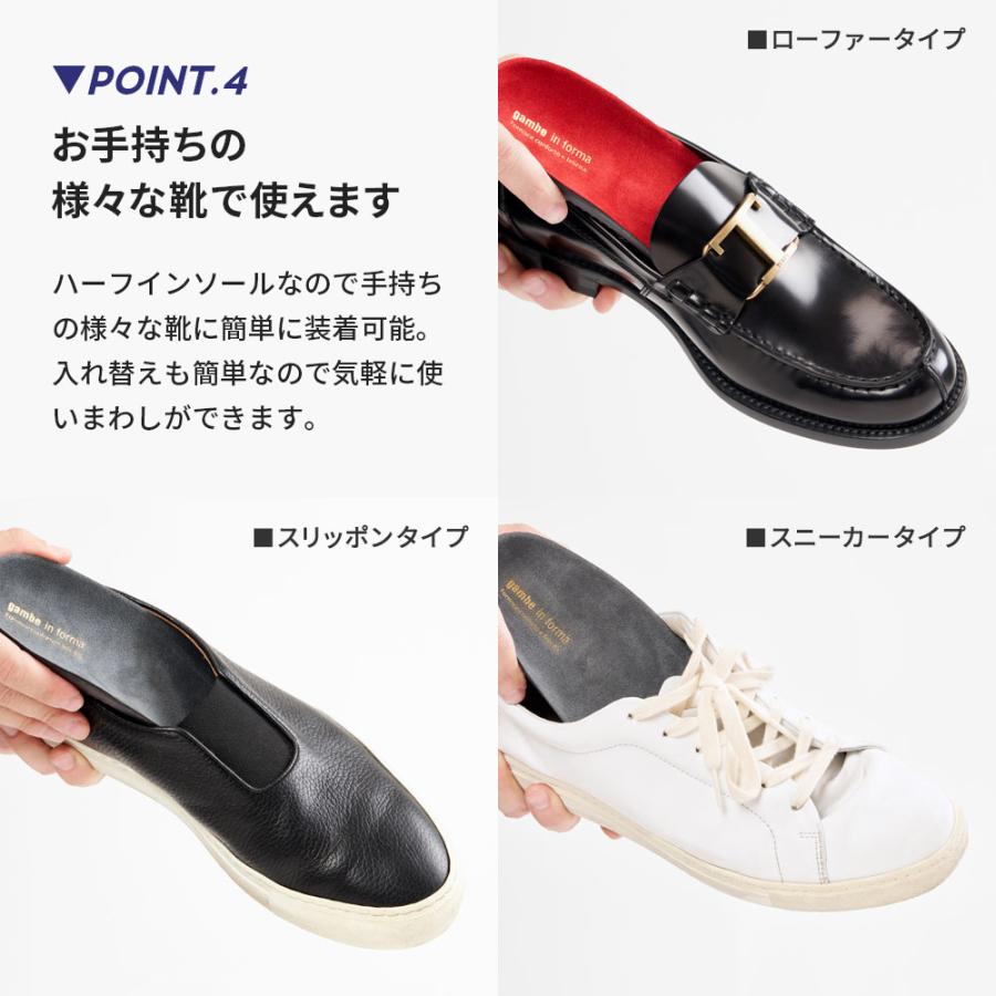 インソール ハーフインソール ビジネス シューズ メンズ アーチ