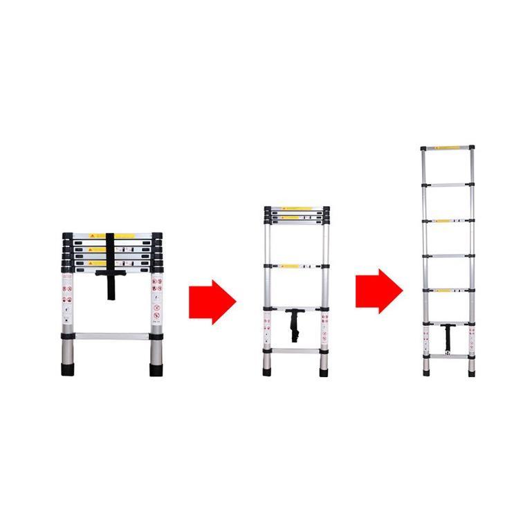 売れ筋商品はしご 伸縮 折り畳み伸縮梯子 脚立 多機能 梯子 収納