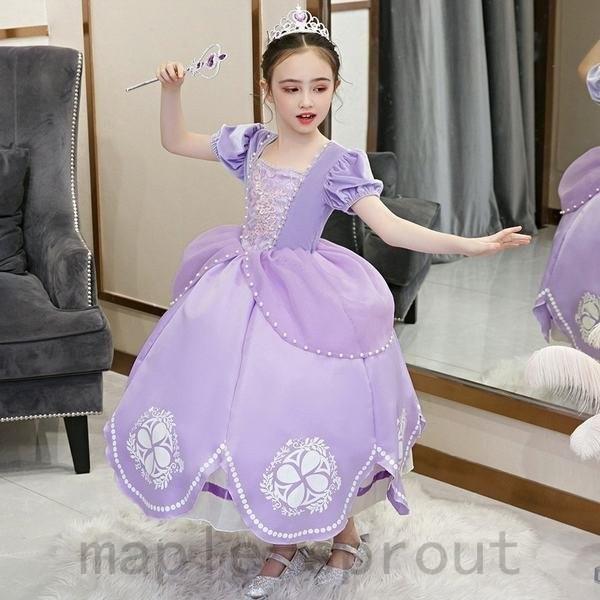 プリンセス ソフィア キッズ子ども お姫様 コスチューム ソフィアドレス 子供用ドレス キッズドレス なりきりワンピース プリンセスドレス Map108 Maple Sprout 通販 Yahoo ショッピング