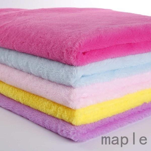 1mカット生地プードルファーボア無地はぎれハンドメイドぬいぐるみふわふわモコモコ入園入学男の子女の子 map1126163e535