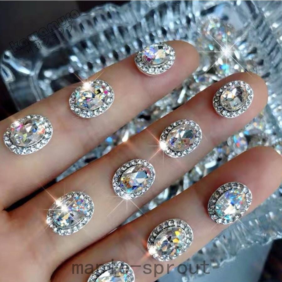 憧れの宝石を指先に ダイヤモンドモチーフのネイルあつめました Itnail ダイヤモンドネイルネイルフラット混合カラー付き新しいシャンパン6ネイルジュエリー Brasserie Bouquine Com