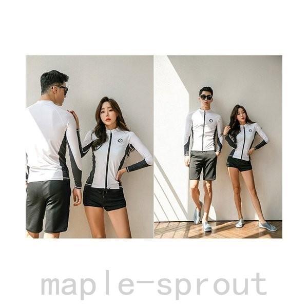 水着 ラッシュガード セット 期間限定今なら送料無料 レディース メンズ 長袖 ラッシュ ペア ママ カップル 上下セット ガード おしゃれ