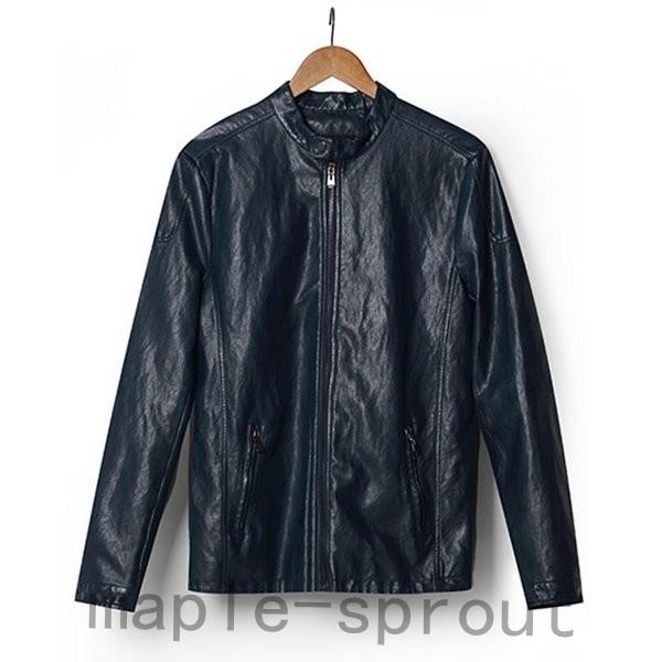 あなたにおすすめの商品 防風 春秋冬 防寒 カジュアルブルゾンレザージャケットメンズバイクジャケットpuライダースジャケットフェイクレザージャケット 3シーズン革ジャケットライダース 薄い アウター ライダースジャケット立ち襟 ジャケット