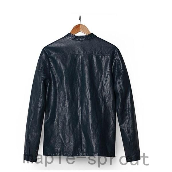 あなたにおすすめの商品 防風 春秋冬 防寒 カジュアルブルゾンレザージャケットメンズバイクジャケットpuライダースジャケットフェイクレザージャケット 3シーズン革ジャケットライダース 薄い アウター ライダースジャケット立ち襟 ジャケット