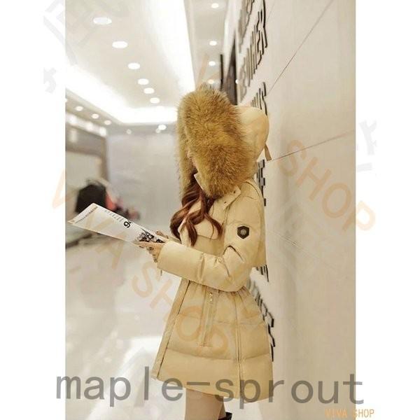 72時間限定タイムセール ダウンコートレディーススプリングコートロングダウンジャケットフード付き毛皮ファーアウターカジュアル秋冬防寒防風 21春夏 Www Gaisre Lt