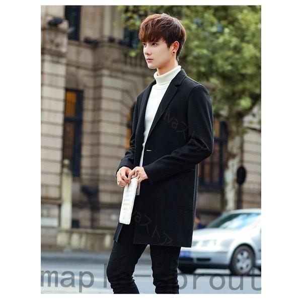 21激安通販 チェスターコート メンズコート ロングコート チェスターコートメンズビジネスジャケットロングアウターメンズコートメルトンテーラードジャケット紳士用通勤通学細身春秋冬防風防寒 ビジネス アウター コート アウター