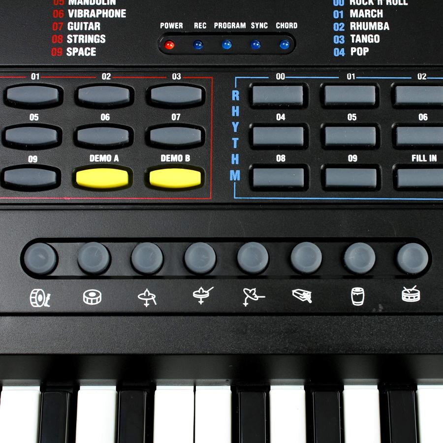Amazon.co.jp: RockJam 54鍵 電子キーボード RJ654-MC 【電源 