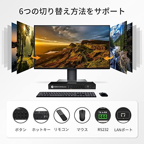 【値下げ・名盤】 TESmart KVMスイッチ 16入力1出力 HDMI KVM切替器 16台コンピュータ1ディスプレイ 16ポートpc切替器 4K@30Hz HDMI切り替え器 RGB4:4:4 HDCP2.2 EDID機能 ホット 【GMS8255280795】(29467円)