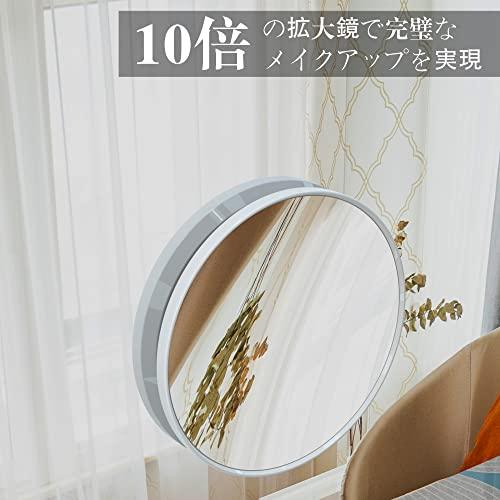 ANYHI 女優ミラー 化粧鏡 ライト付き大型バニティミラー、87 x 68cm ライト付きハリウッドメイクアップミラー、12個の交換可能なLED電球、USB充電ポート付き卓上 68cm