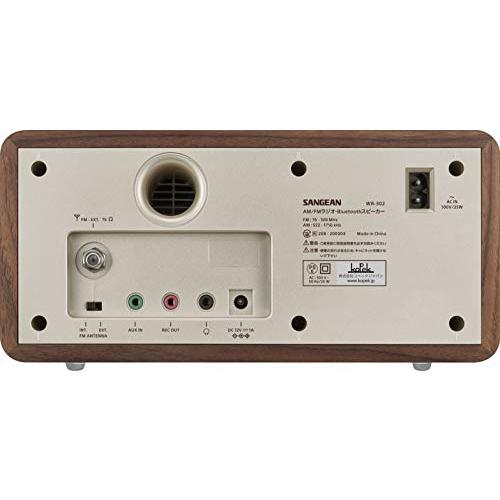 お買い得！ SANGEAN FM/AMラジオ対応 ブルートゥーススピーカー ウォールナット WR-302 ［Bluetooth対応］ 【J2108218365】(11476円)