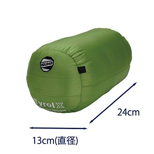 イスカ(ISUKA) 寝袋 イスカ(ISUKA) チロルX フレッシュグリーン[最低使用温度6度] 137830 寝袋 イスカ ISUKA