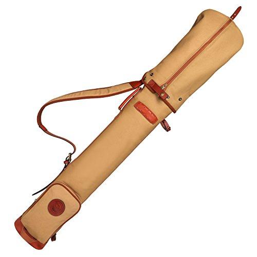 正規品 Tourbonコース トレーニング 練習ゴルフバッグ クラブ トラベルケース ファスナーポケット付き 防水キャンバス&レザー 【1736457170】(9453円)