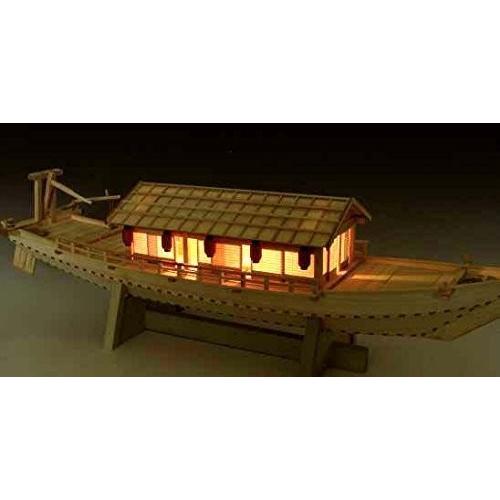 ウッディジョー 1/24 和船 屋形船 やかたぶね 木製模型 組立キット ウッディジョー 1/24 和船 屋形船 やかたぶね 木製模型 組立キット