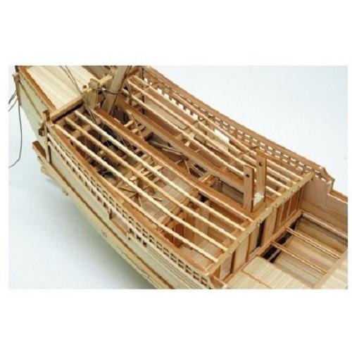 ウッディジョー 1/72 菱垣廻船 ひがきかいせん 木製帆船模型 組立キット