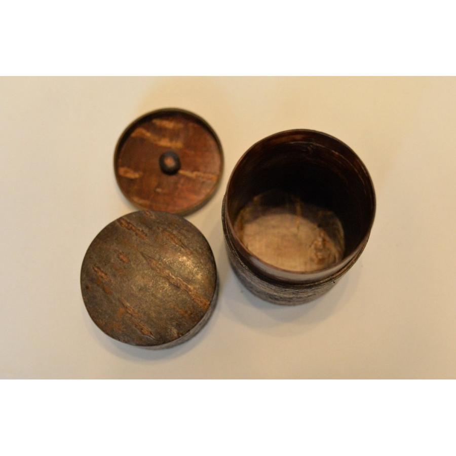 希少 藤木伝四郎商店 角館 伝四郎 総皮茶筒 霜降皮 大 海外輸入 Kwsrbd Com