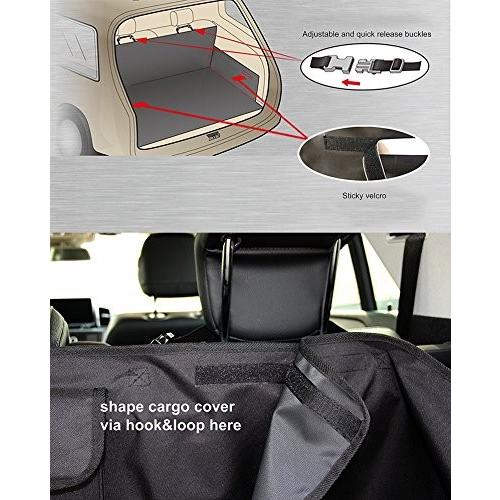 Hcmax ペット用ドライブシート 人気トランクマット 車用ペットシート 犬用カーシートカバー 折り畳み式 車後部座席 滑り止め 優先配送 取り 防水