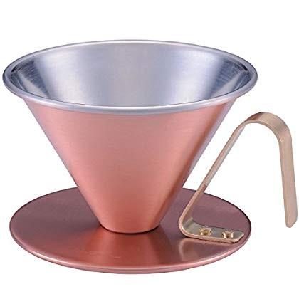 田辺金具 純銅のコーヒードリッパー 艶消し 4079|mapletreehouse|02