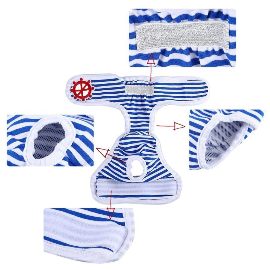 Petleso 犬オムツ 犬用サニタリーパンツ 3枚 洗える 再利用可能 生理用 パンツ 女の子用 雌犬用 発情期用 生理パンツs Rainbowbookclub Org