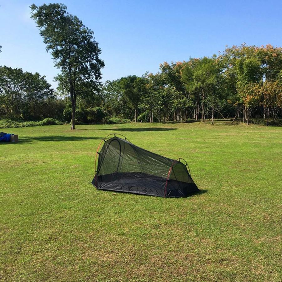 Kadahis 蚊帳 アウトドア モスキートネット キャンプ用蚊除け網 1-3人用 アルミポール 超軽量 携帯式テント 設営簡単 高密度 持