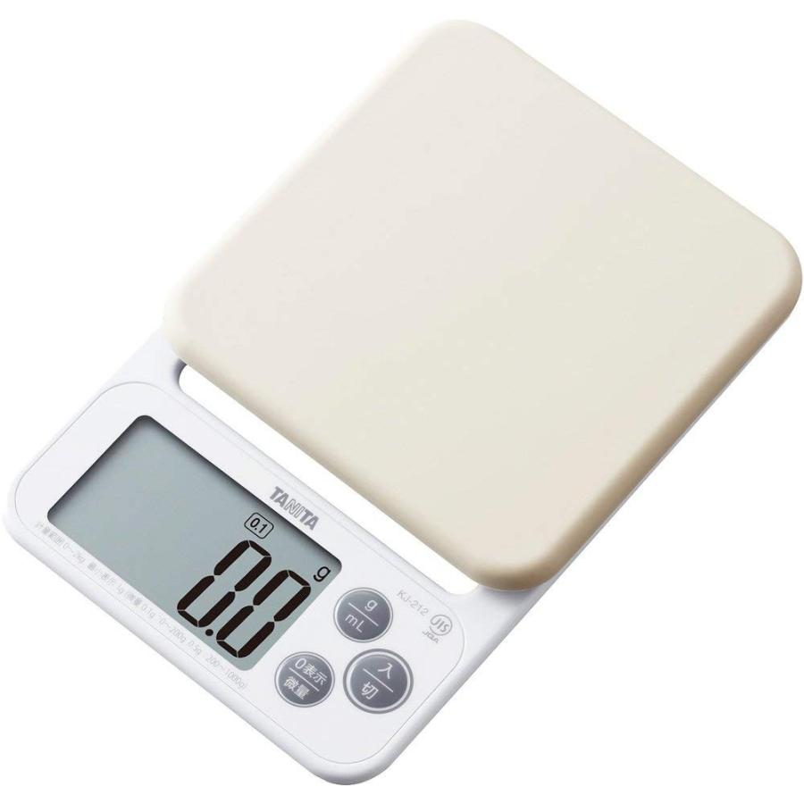 タニタ はかり スケール 料理 洗える 2kg 0.1g ホワイト KJ-212 WH 本命ギフト タニタ はかり スケール 料理 洗える 2kg 0.1g ホワイト KJ-212 WH 本命ギフト