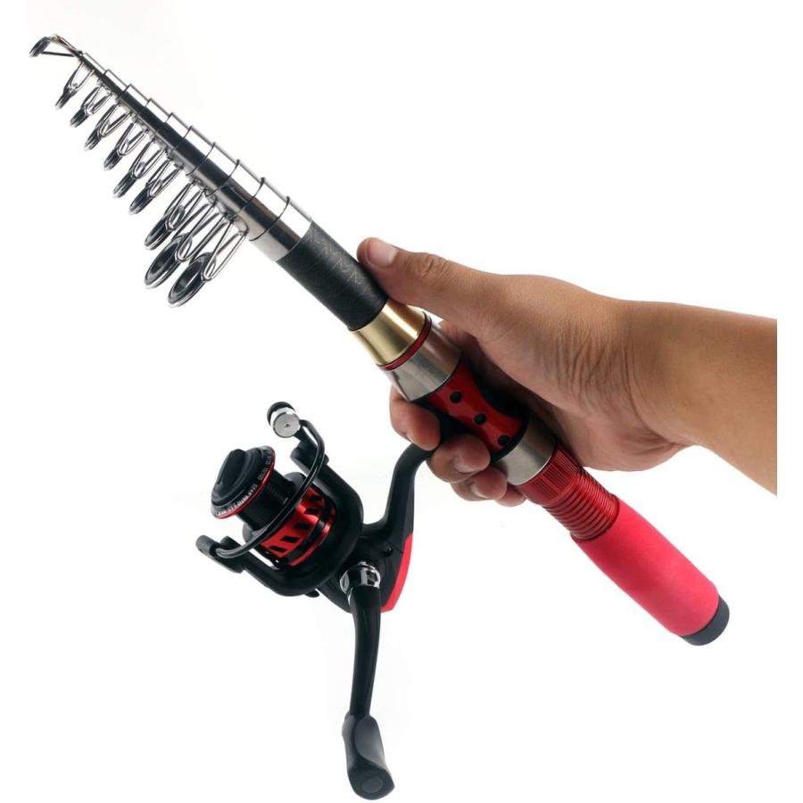 国際ブランド 釣りセット 初心者向け エギングロッド スピニングリール 釣り竿セット Peライン付き 専用ケース付き ルアーセット付き 投げ釣り 淡水釣り 送料無料 Kwsrbd Com