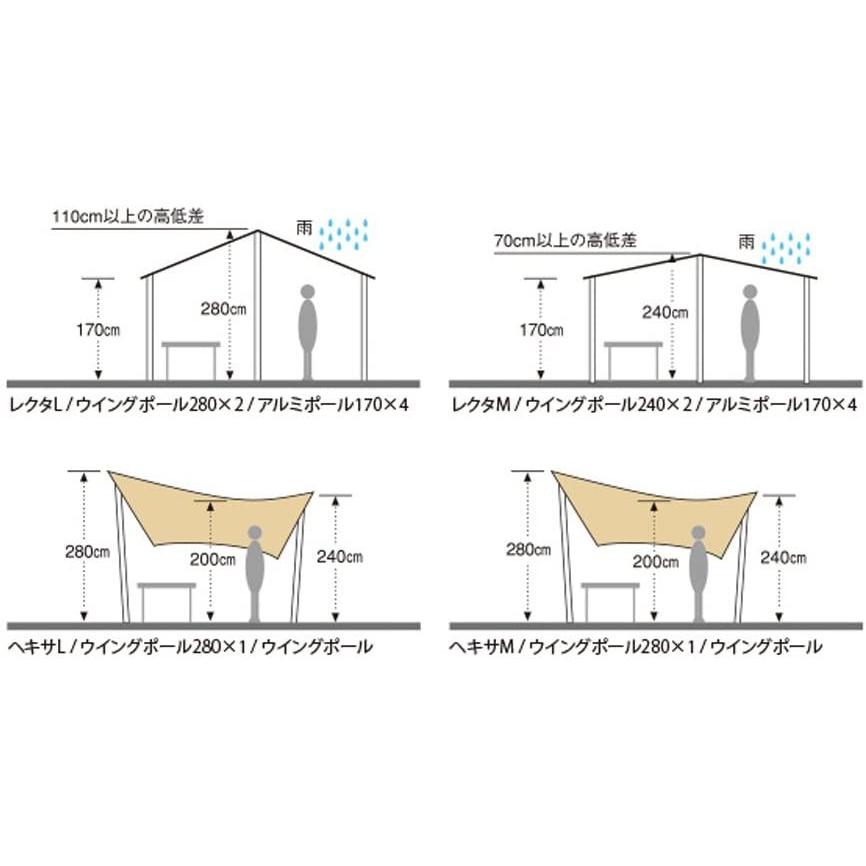 最安値に挑戦 スノーピーク Snow Peak タープ ウイングポール 280cm Tp 001 早割クーポン Www Muslimaidusa Org