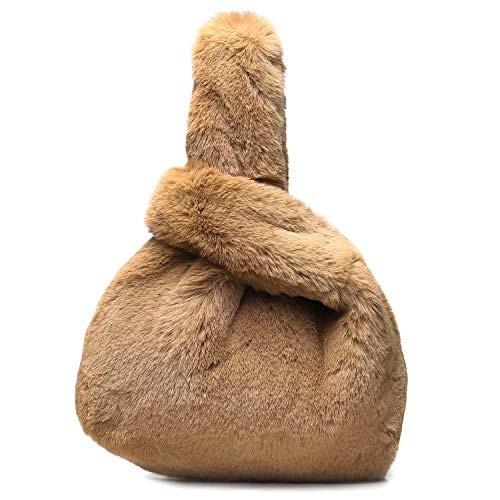 伊邪那美 イザナミ ふわふわ もこもこ 癒しを感じる ファーバッグ 選べるカラー 全１０色 トートバッグ レディース バッグ ファー 手 Rainbowbookclub Org