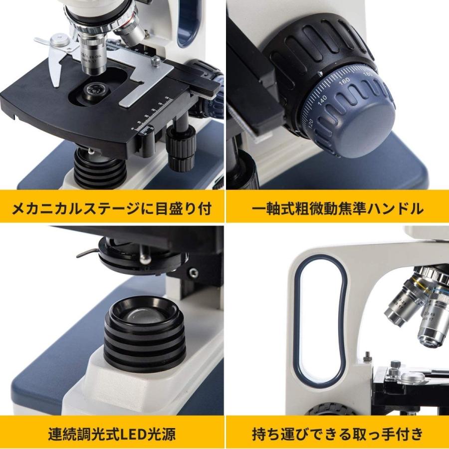 SWIFT 双眼 両眼タイプ生物顕微鏡 最大2500X拡大、ジーデントップ式30度傾斜両眼鏡筒、ＬＥＤ光源 研究用、実験用生物顕微鏡、広視野 SWIFT 双眼 両眼タイプ生物顕微鏡 最大2500X拡大 ジーデントップ式30度傾斜両眼鏡筒 ＬＥＤ光源 研究用 実験用生物顕微鏡 広視野