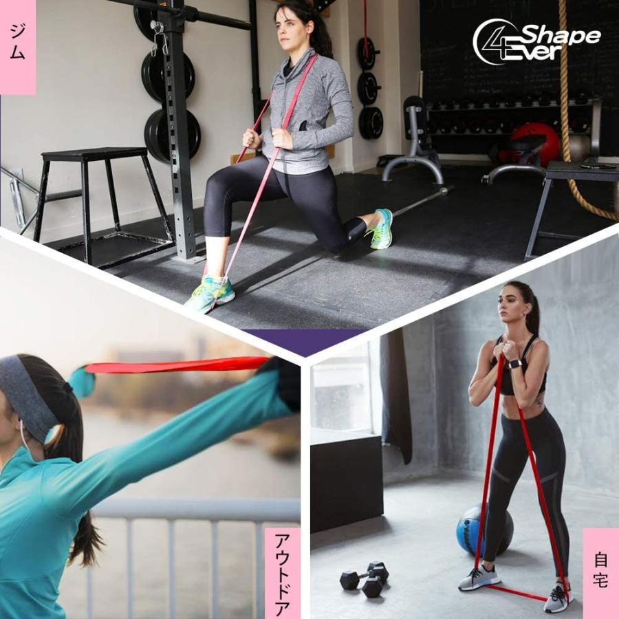 4evershape トレーニングバンド トレーニングチューブ フィットネスチューブ エクササイズバンド 筋トレ エクササイズ チューブ ゴ Fakfakkab Go Id