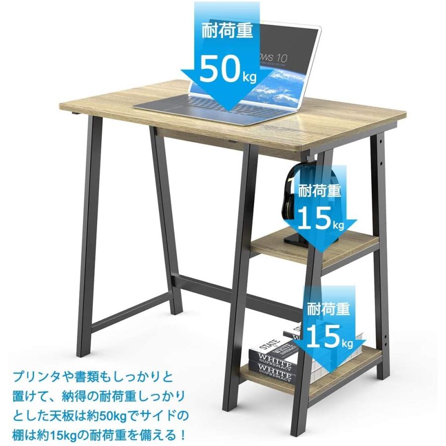 絶対一番安い Dewel 机 Pcデスク ラック付デスク 勉強机 パソコンデスク ワークデスク オフィスデスク 収納ラック付き 収納つきデスク シンプル 最安値 Wizesales Scoto In