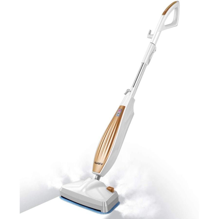 Iwoly スチームモップ 高温 蒸気 殺菌 スチームクリーナー 振動機能 2枚モップパッド付き 電動モップ M11 Maple Tree House 通販 Yahoo ショッピング