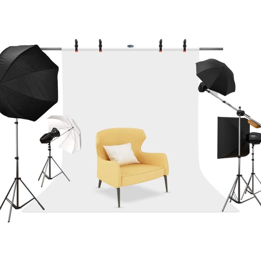 UTEBIT T字型 背景スタンド 150 x 200cm スクリーン スタンド 万能 