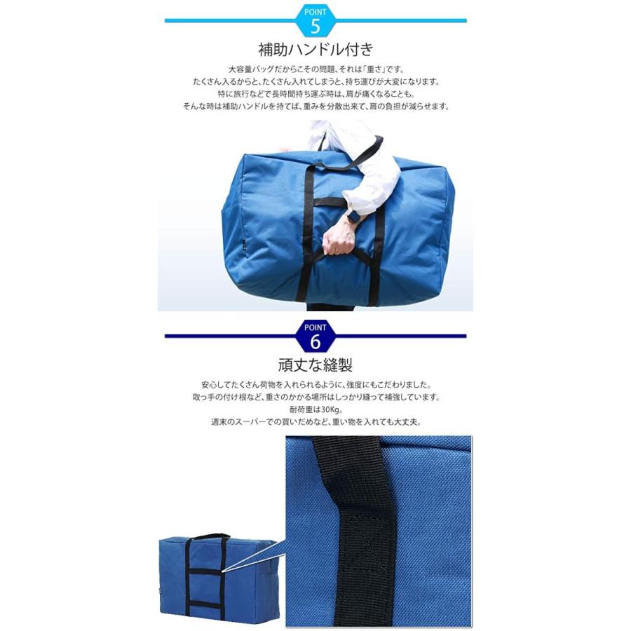 ラドウェザー 防水トートバッグ メンズ レディース 大容量90l テフロン加工 キャンプ 旅行 ボストンバッグ 7周年記念イベントが ブラック 防災
